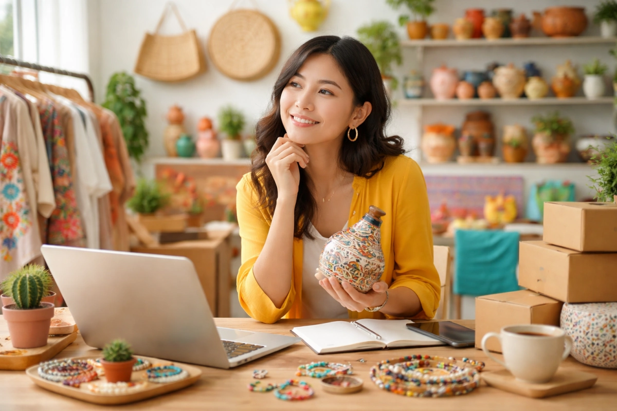 Business professional in the launch phase of their journey